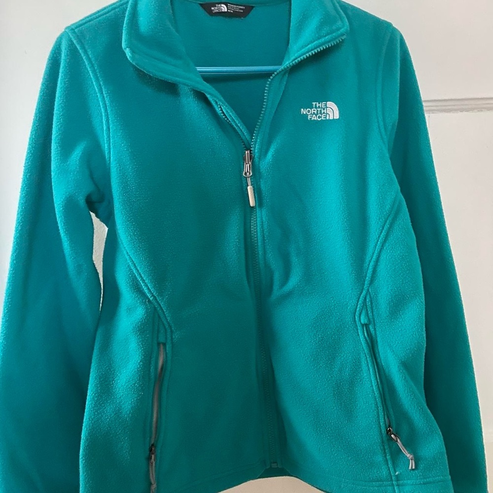 Turquoise NorthFace Sweater